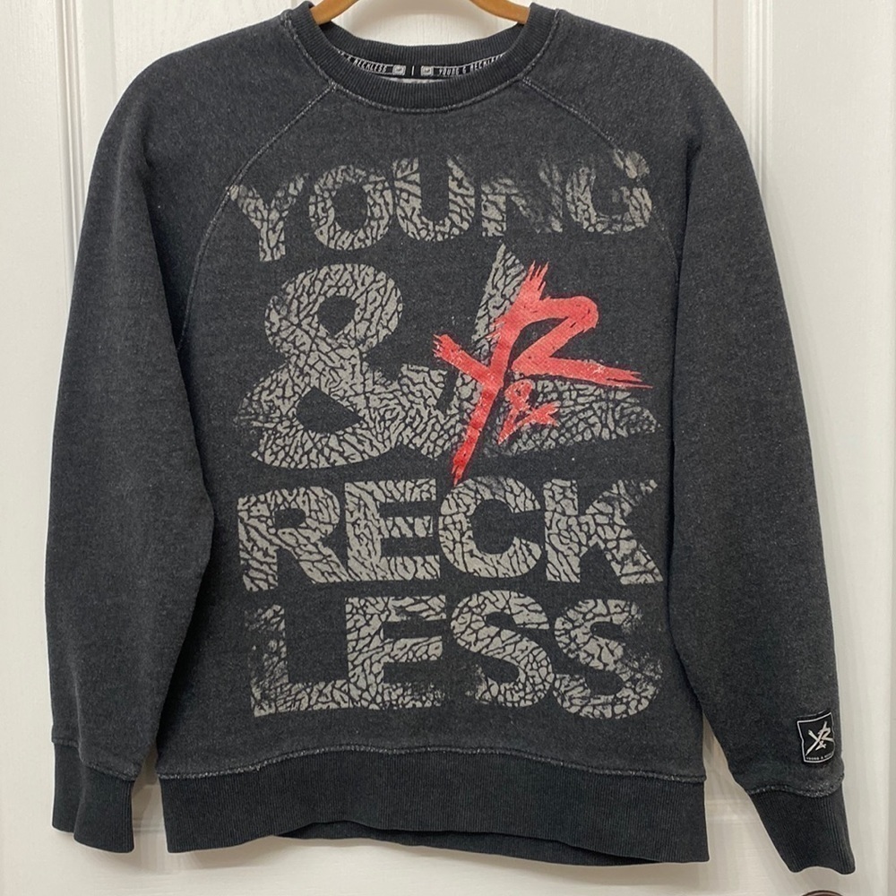 Young & Reckless Graphic Sweatshirt | Men’s Medium | Streetwear